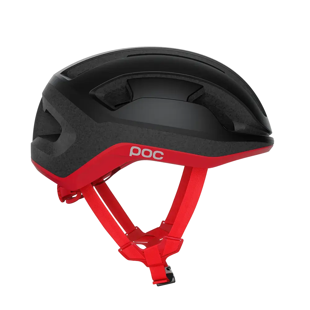 POC Omne Lite Race Fietshelm Zwart/Rood