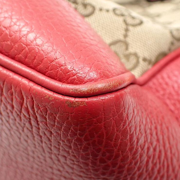 Gucci Vintage Gucci Shoulder Bag Beige