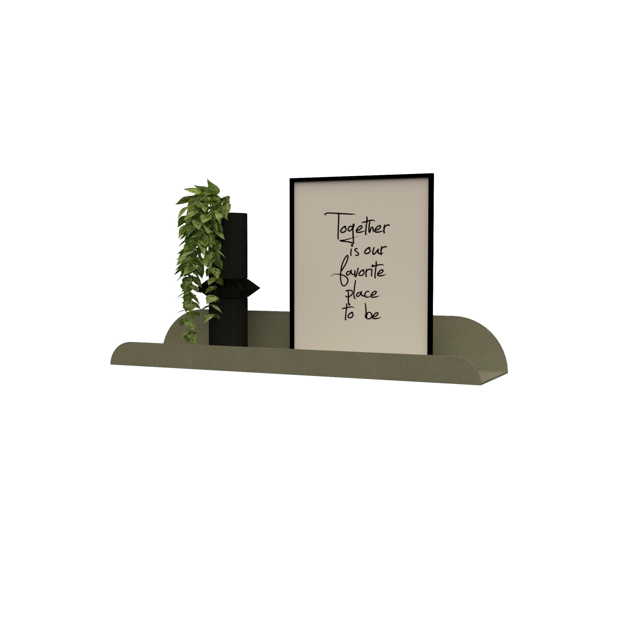 Keukenplankjes LIMA 40cm - set van 2 plankjes Salie