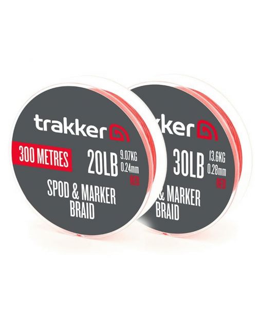 Trakker Spod Marker Braid Red 13.6kg - Gevlochten lijn - 300 m 30 lb