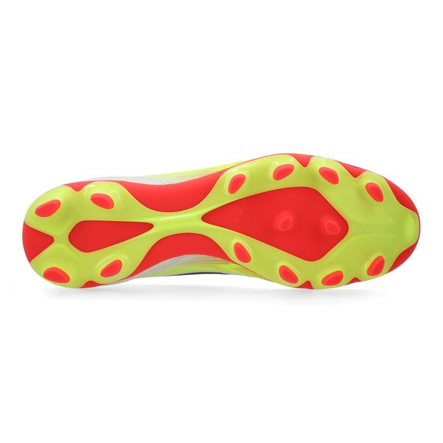 adidas F50 League MG Pure Victory - Blanc/Noir/Jaune