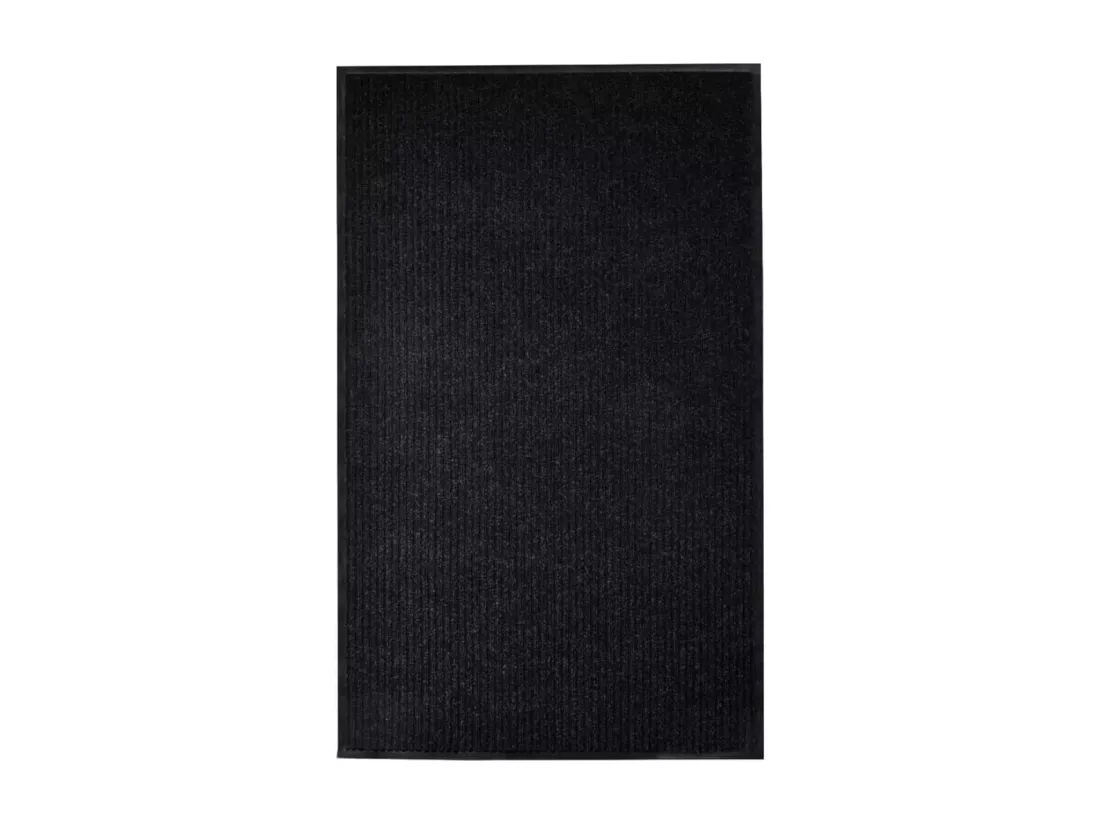 Paillasson Noir 117x220 cm PVC