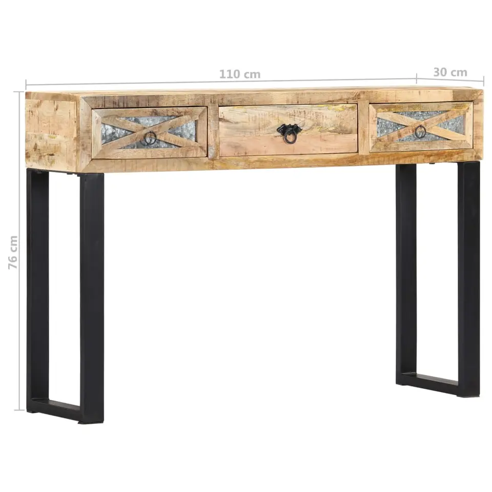 vidaXL - Wandtafel - Bruin - Hout