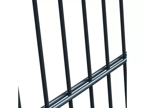 Portillon 2D (simple) Gris anthracite 106x210 cm