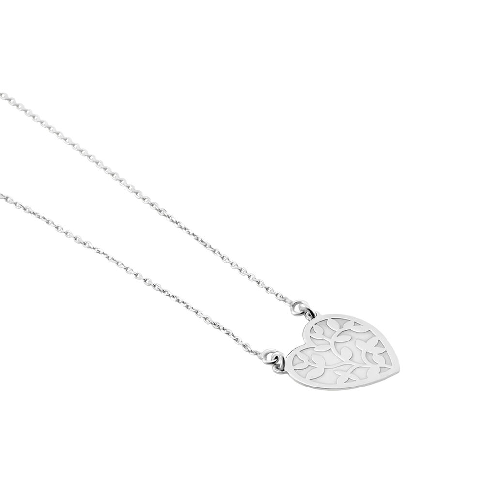 Collier Wandeline Argent Blanc