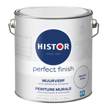 Histor Perfect Finish muurverf mat Moonlit Snow 2,5 liter