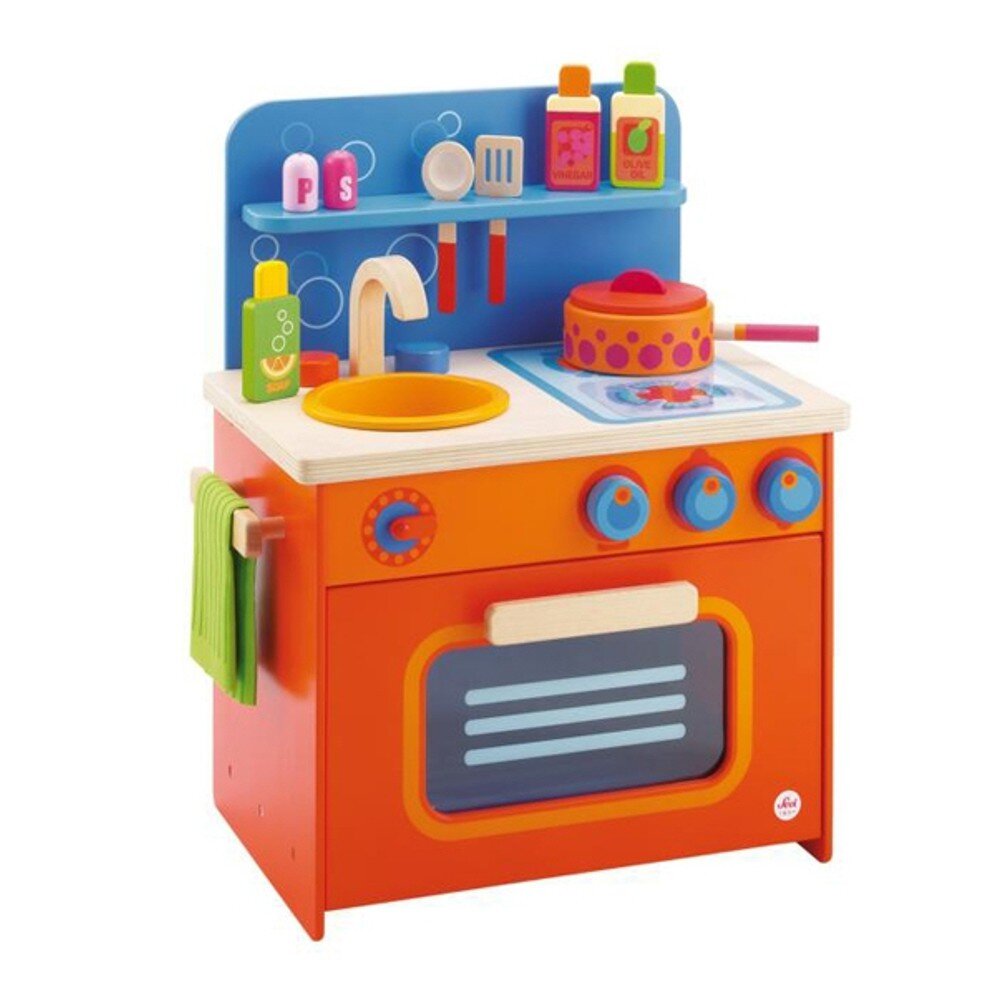 Trudi Sevi 82270 Spielküche mit Ofen aus Holz
