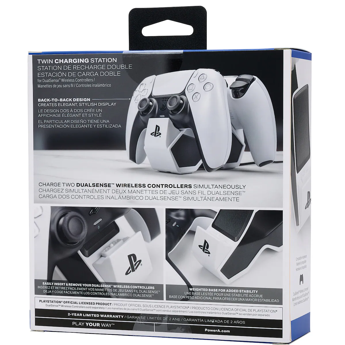 PowerA Twin ladestasjon til PlayStation 5