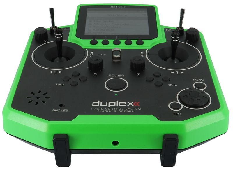 Jeti Fernsteuerung Duplex DS-12 EX Grün Handlicher Jeti Duplex 2.4 GHz Sender
