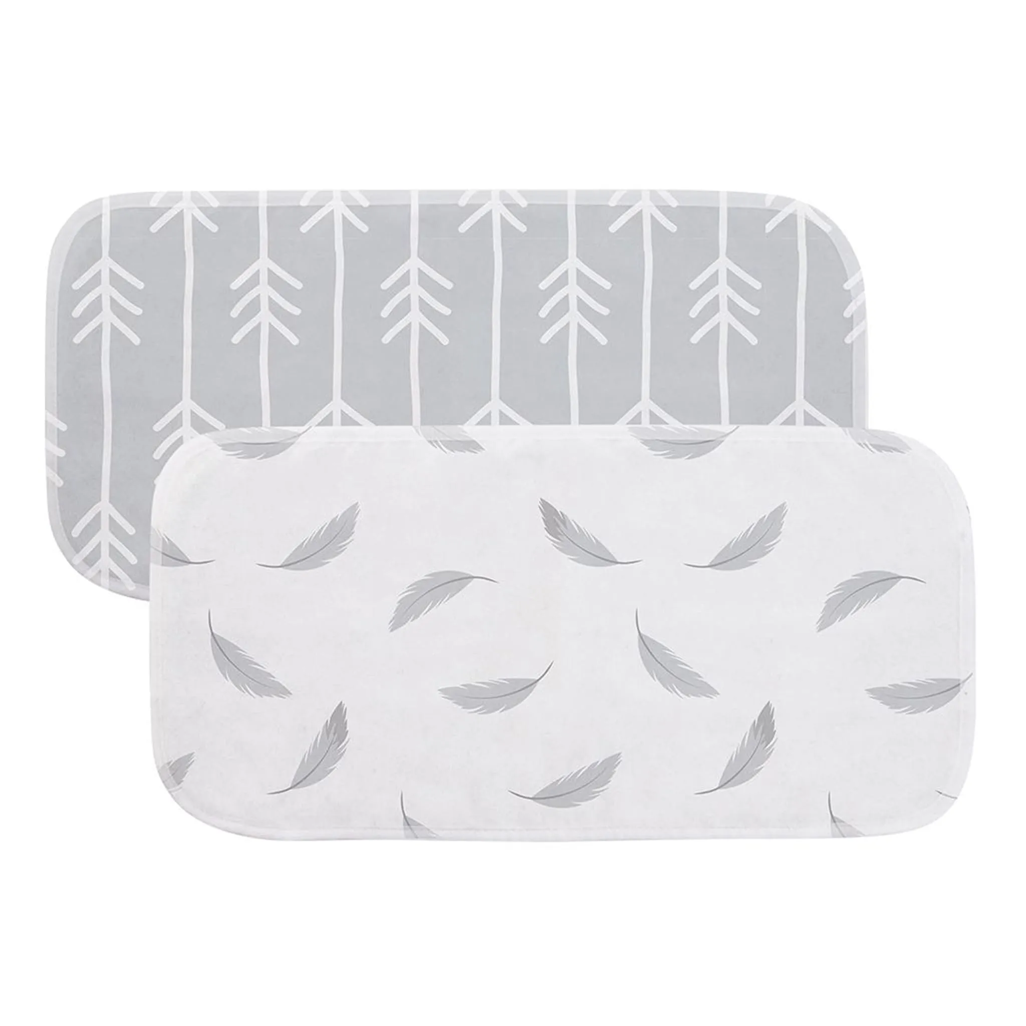 Kushies Lange d'Épaule Paquet de 2 - Motifs Gris