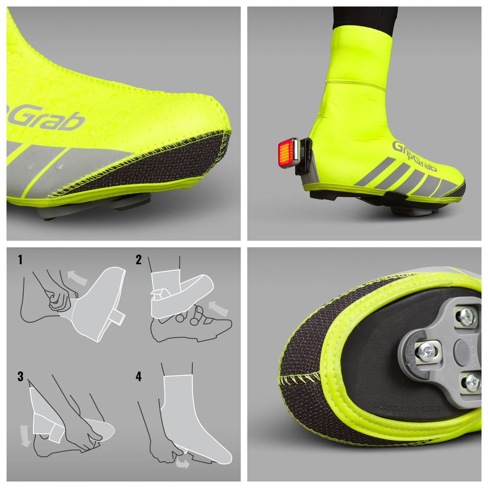 GripGrab RaceThermo skoovertræk Hi-Vis