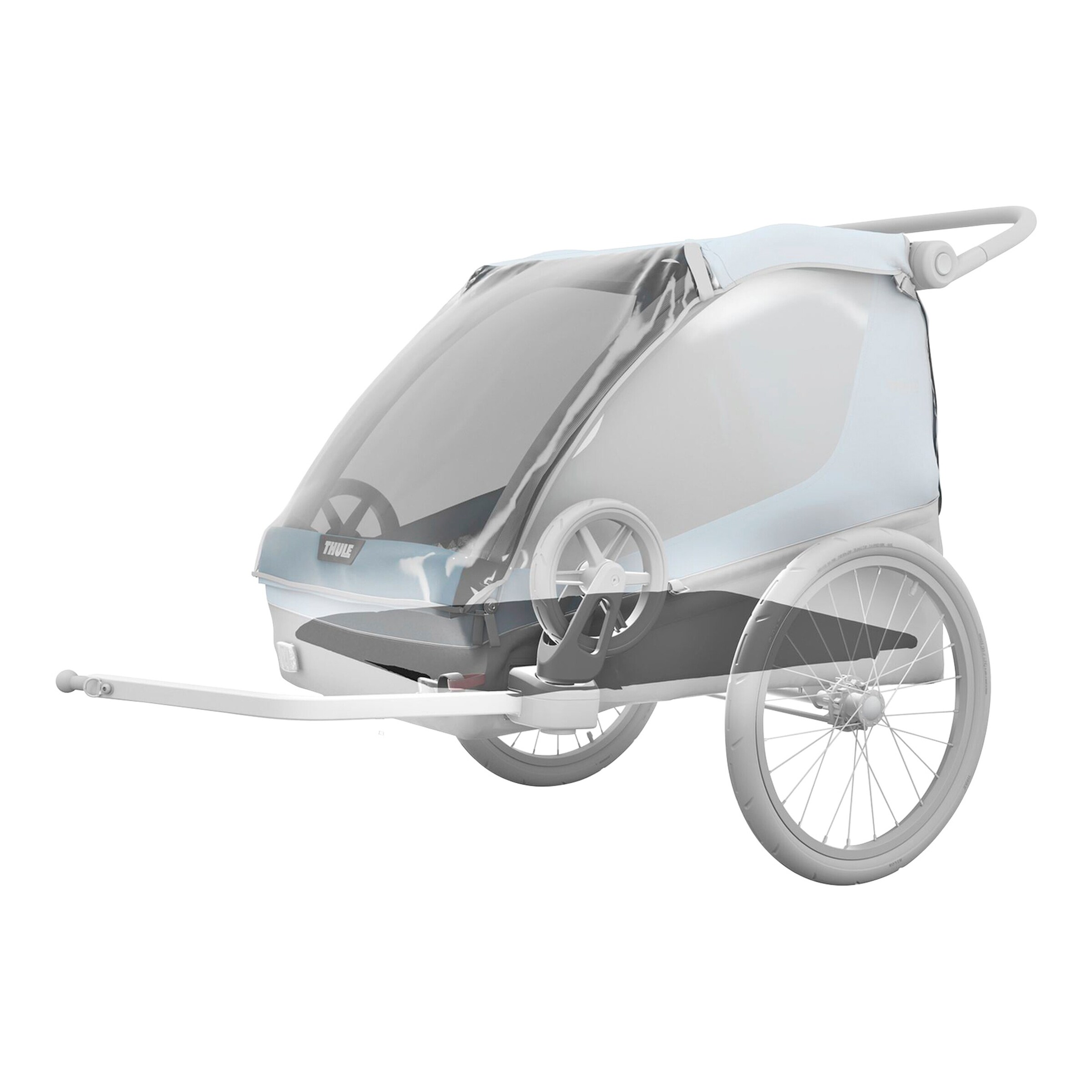Thule Courier Fahrradanhänger aegean blue