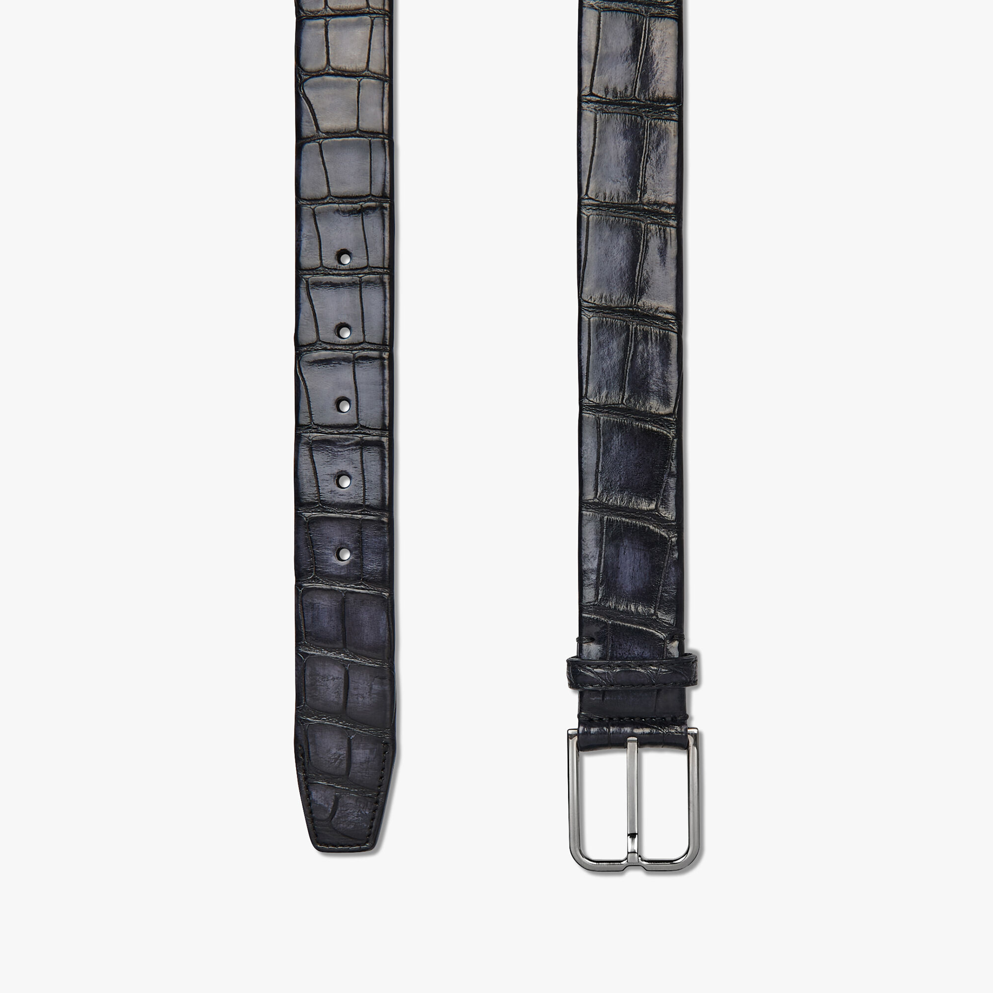 Ceinture Essence En Cuir D'Alligator - 35 MM