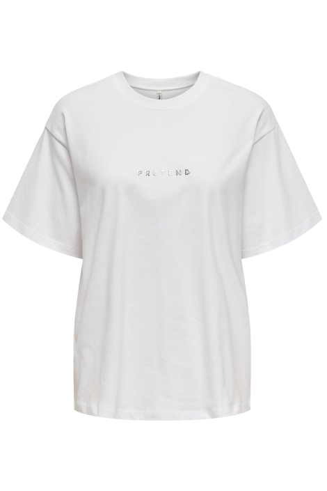 Only witte dames t-shirt