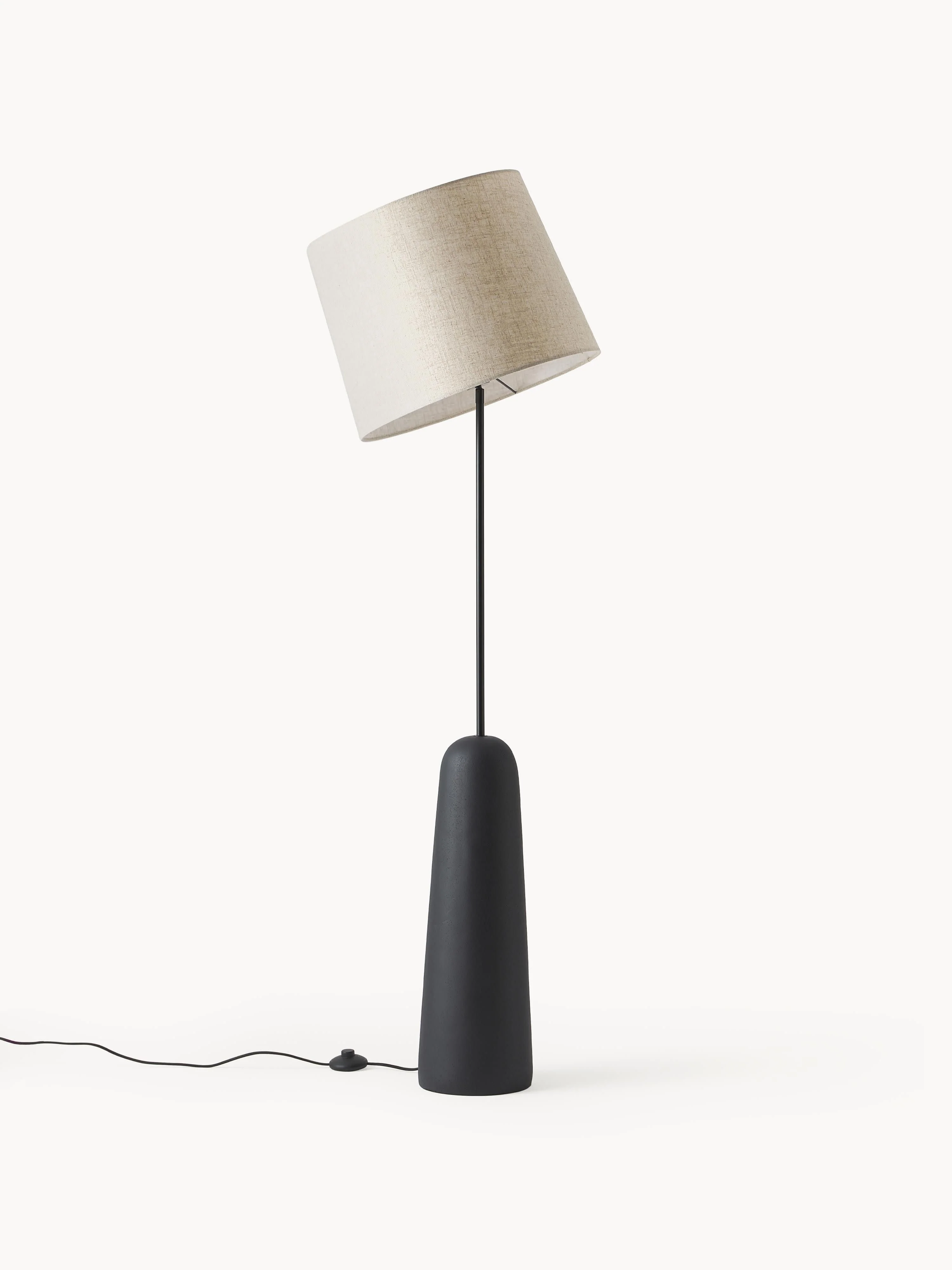 Vloerlamp Kaya met betonnen voet