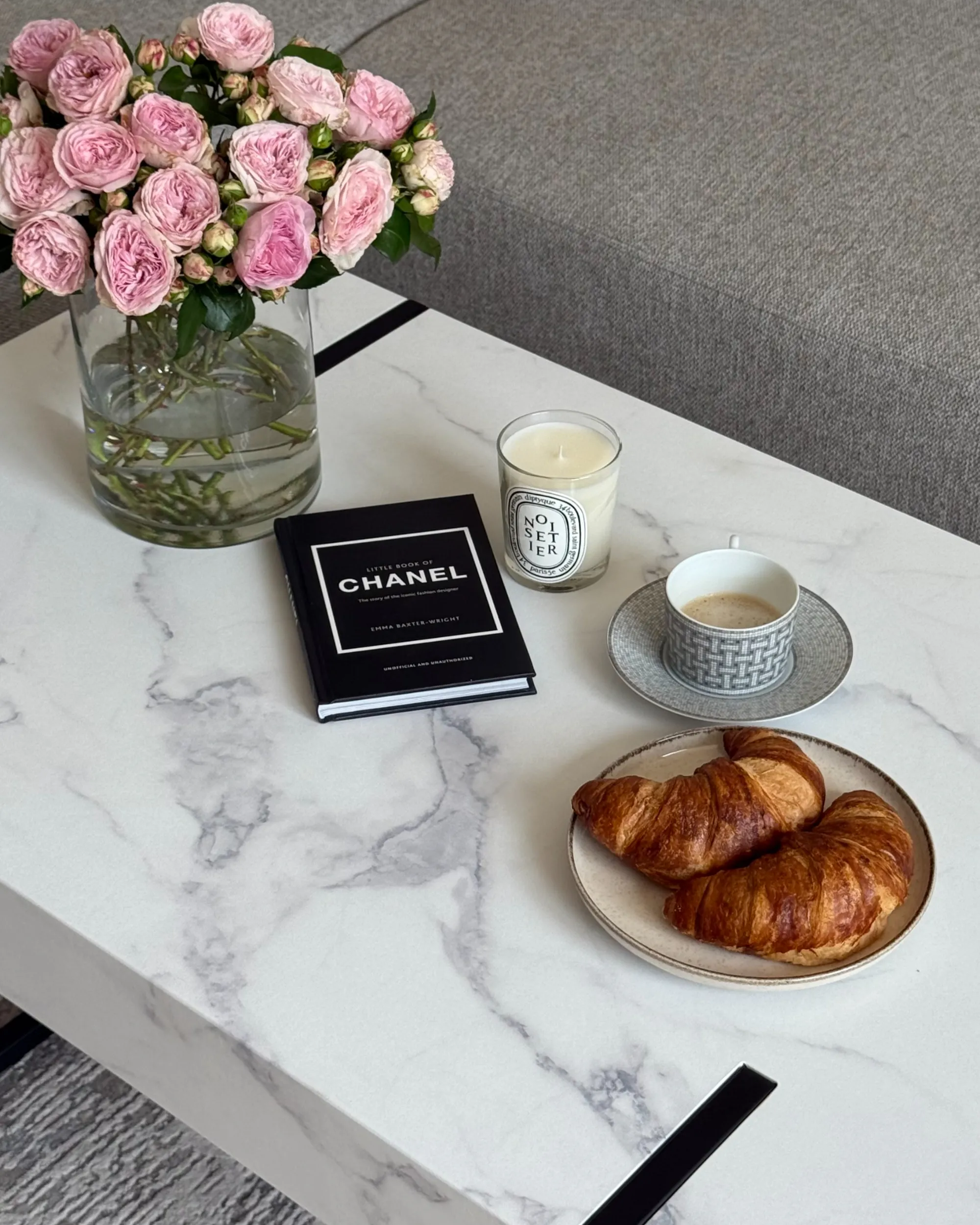 Salontafel MERCED Wit marmer