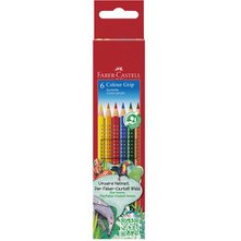 FABER-CASTELL Crayons de couleur Colour GRIP, étui de 12