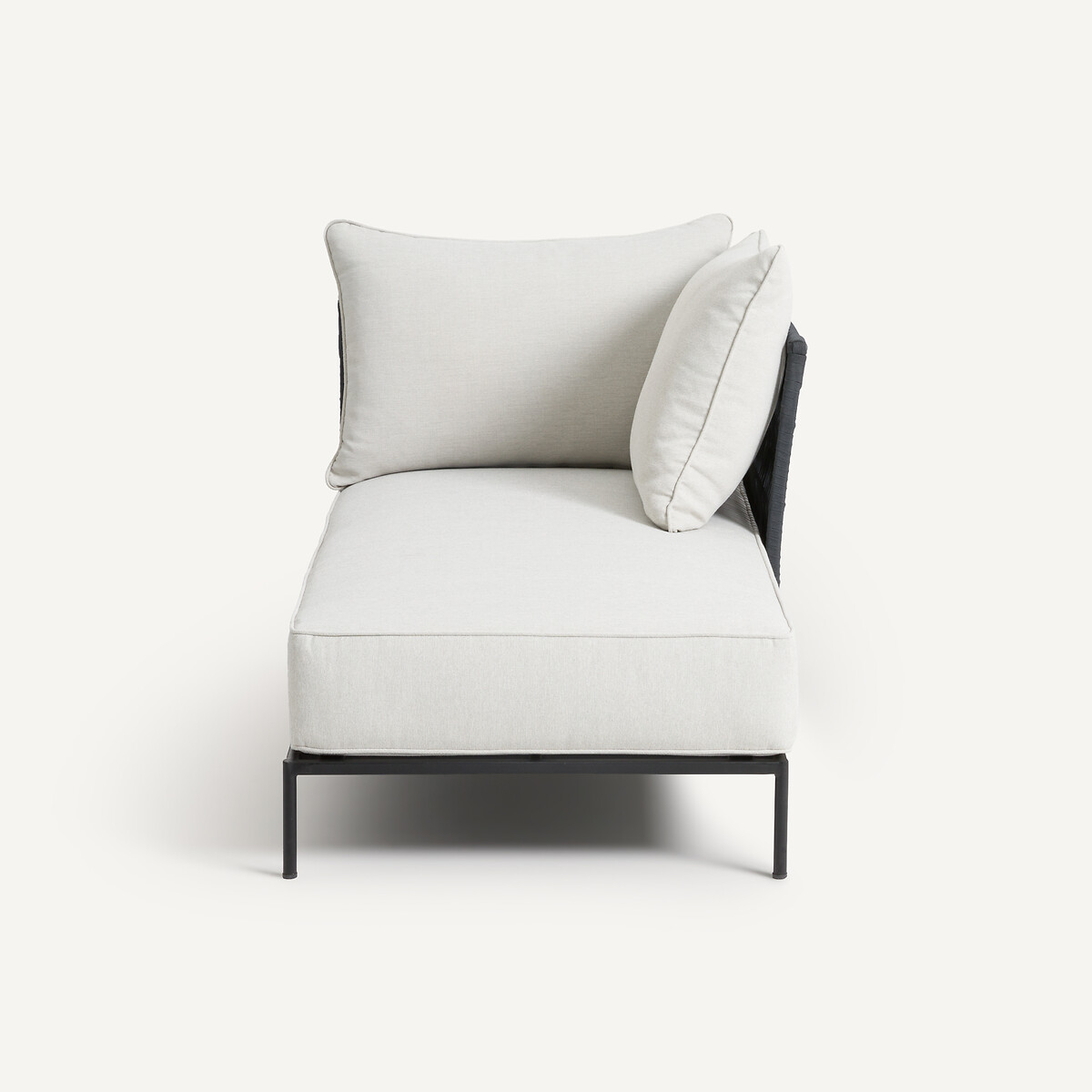 AM.PM<br>Chaise longue reversível com cintas trançadas, Leandra