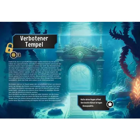 Ravensburger Stay alive! Rätsel-Challenge: Überlebe in Atlantis