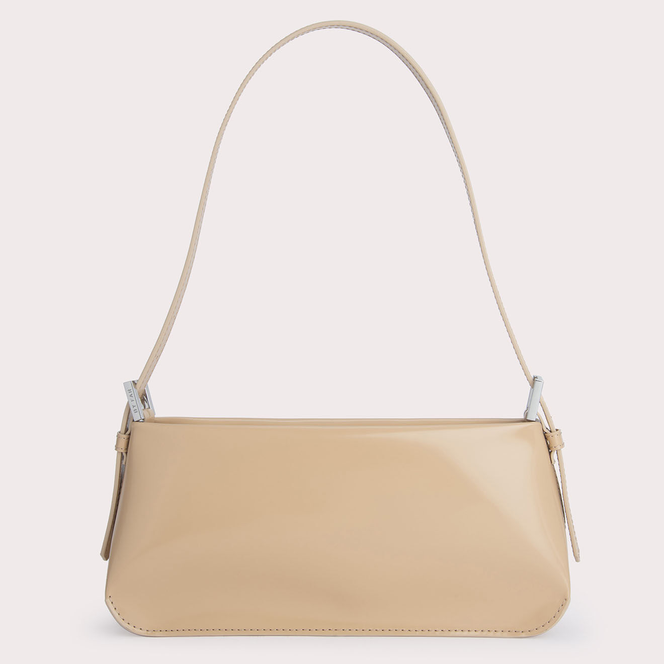 By Far Sac à main en Cuir Dulce beige -  12x26x5.5 cm