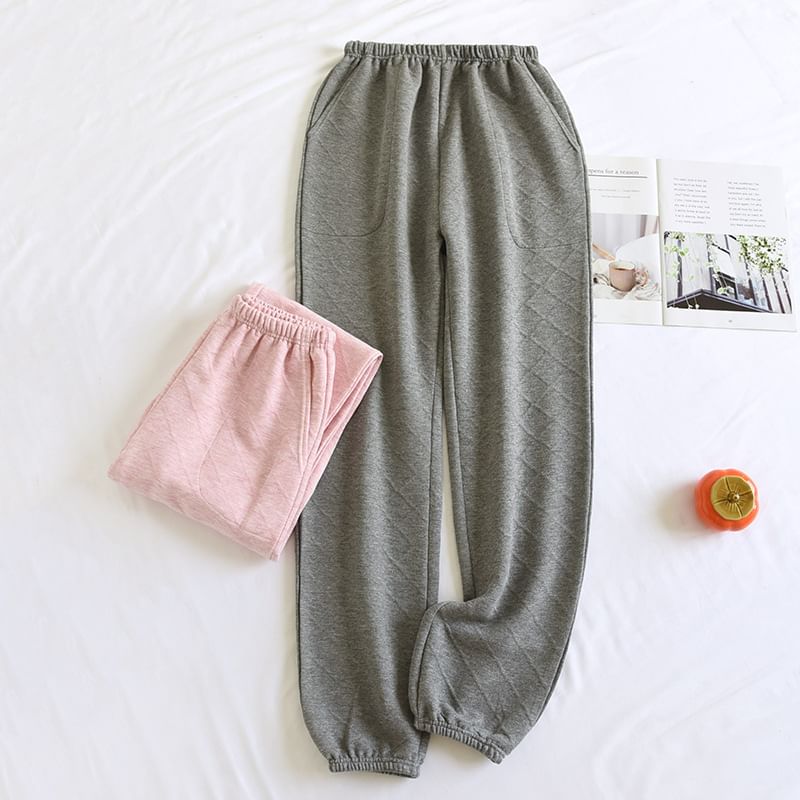 Somnus - Koppel bijpassende elastische taille harem pyjamabroek (verschillende ontwerpen)
