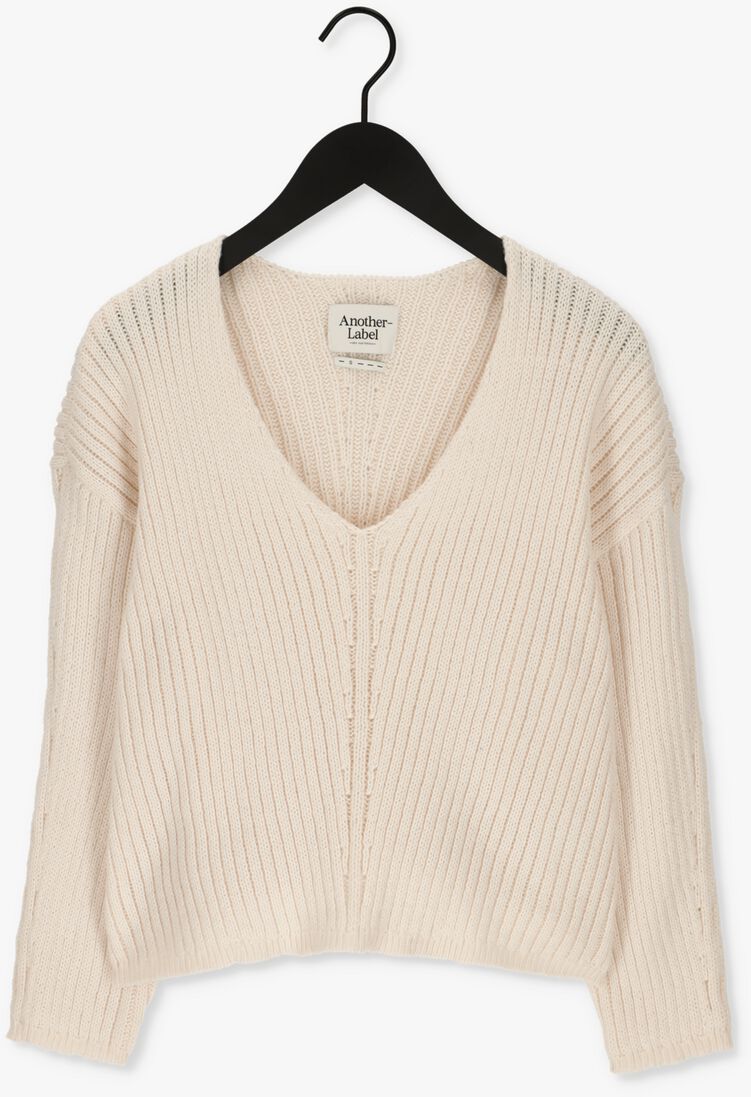 ANOTHER LABEL witte another label trui alia knitted pull l/s