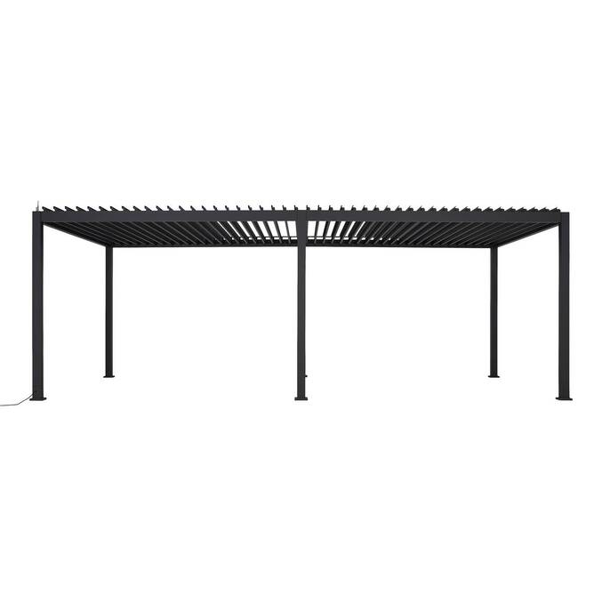 Pergola bioclimatique électrique EVORA Graphite