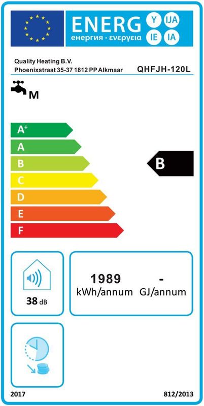 Quality Heating - QH Dual - Elektrische Boiler - 120 Liter - Digitale Bediening