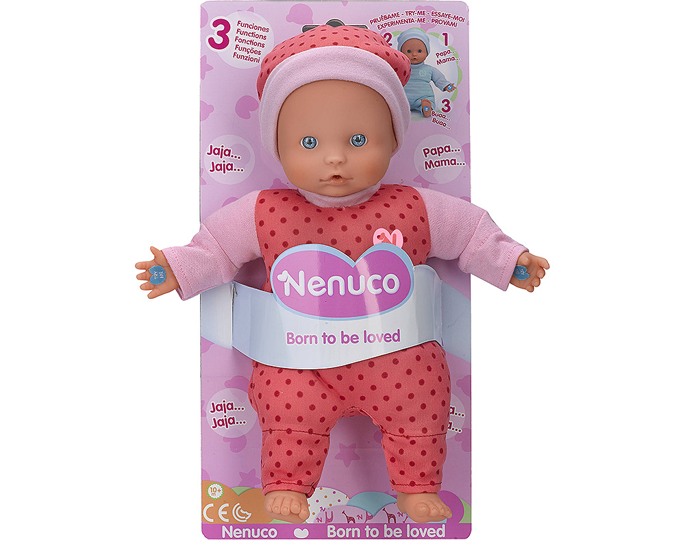 BONECO NENUCO SOFT 3 FUNÇÕES