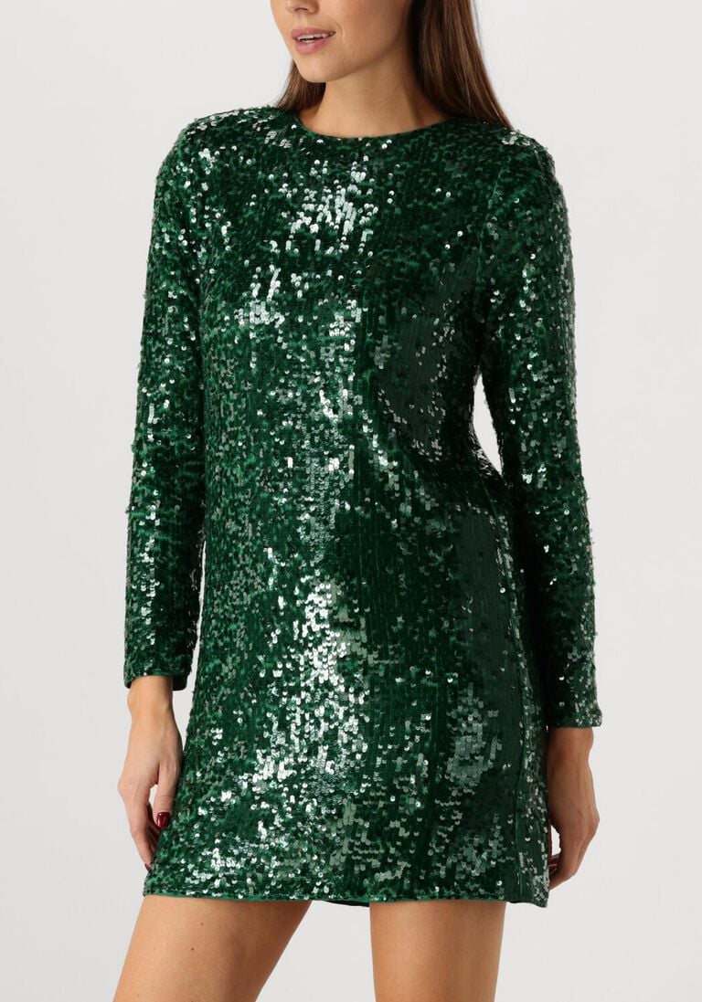 groene suncoo mini jurk carlota glitter