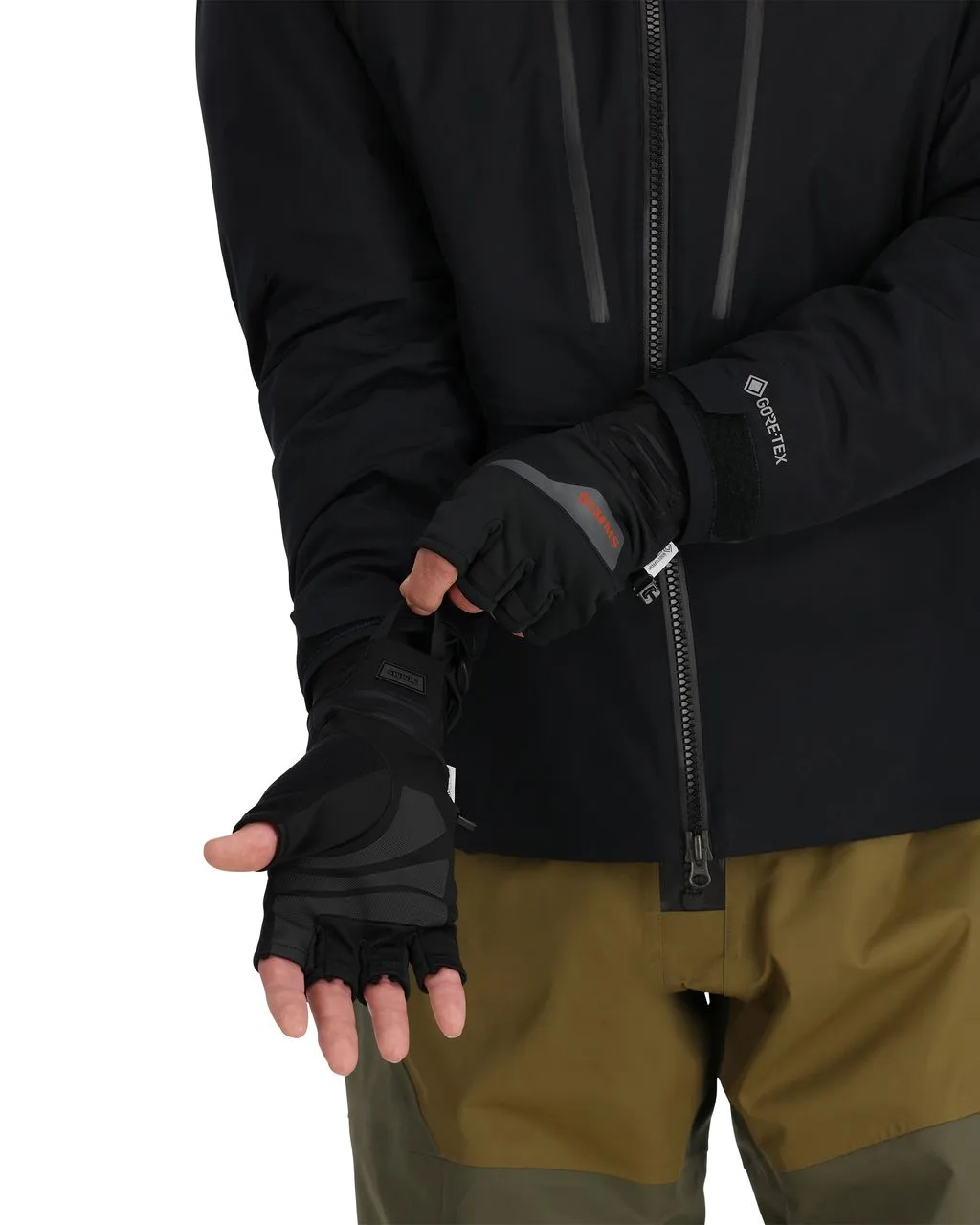 Simms Simms Windstopper Half-Finger Glove