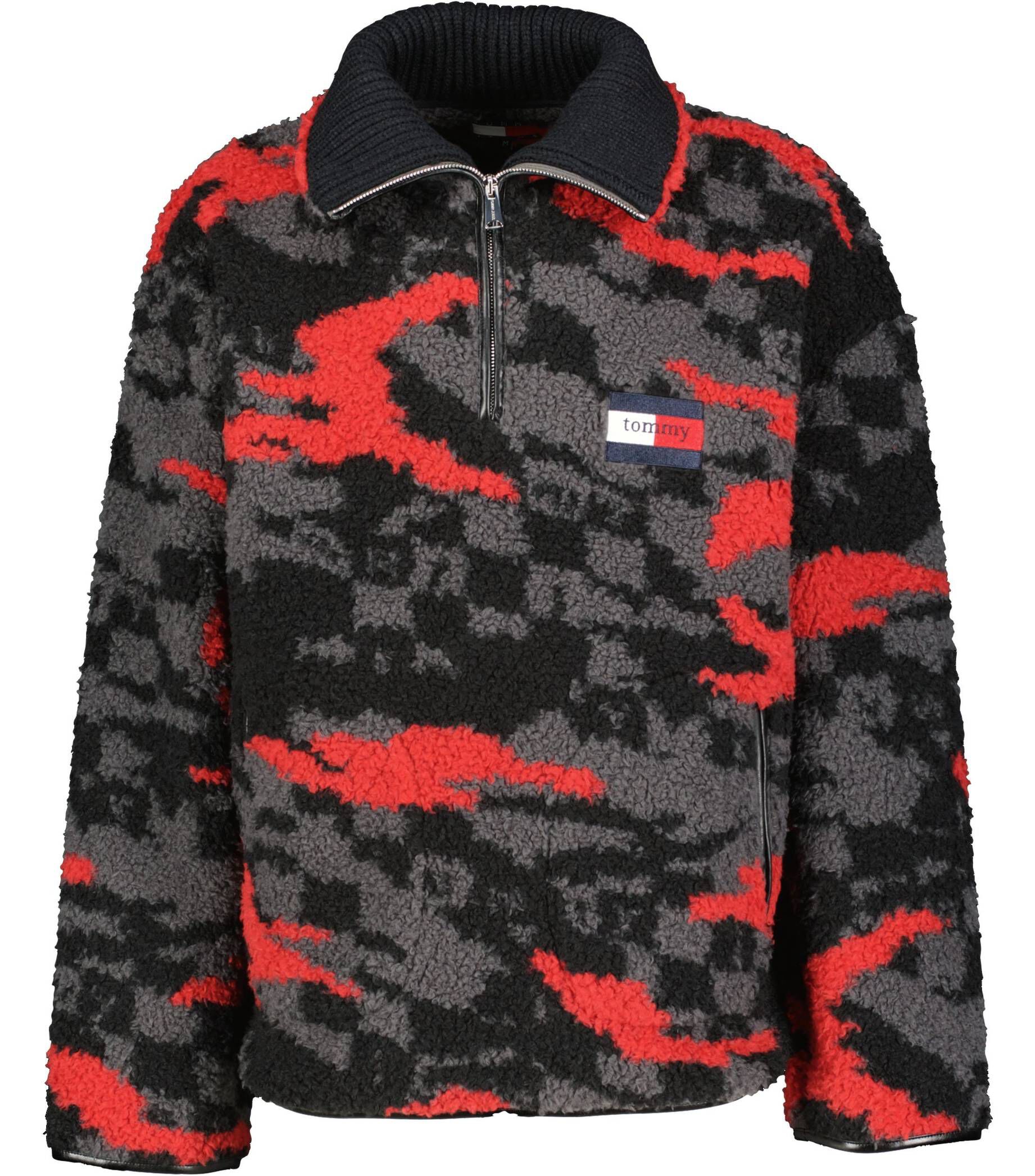 Tommy Jeans| Herren Fleecpullover TJCU POLAR FLEECE ZIPMOCK