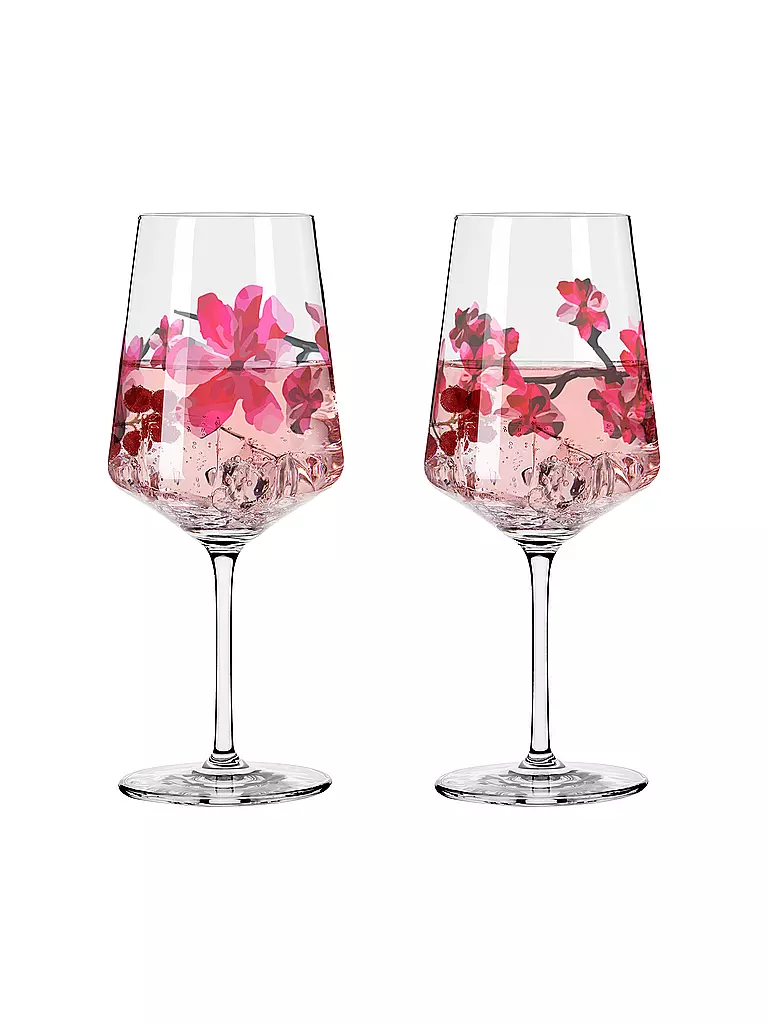 RITZENHOFF Aperitifglas 2er Set SOMMERSONETT SPRITZ #11 und #12 Ana Vasconcelos rosa