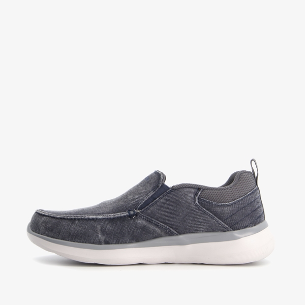 Skechers Delson 2.0 Larwin heren instappers blauw