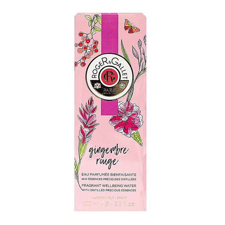 Eau fraîche parfumée gingembre rouge 100ml