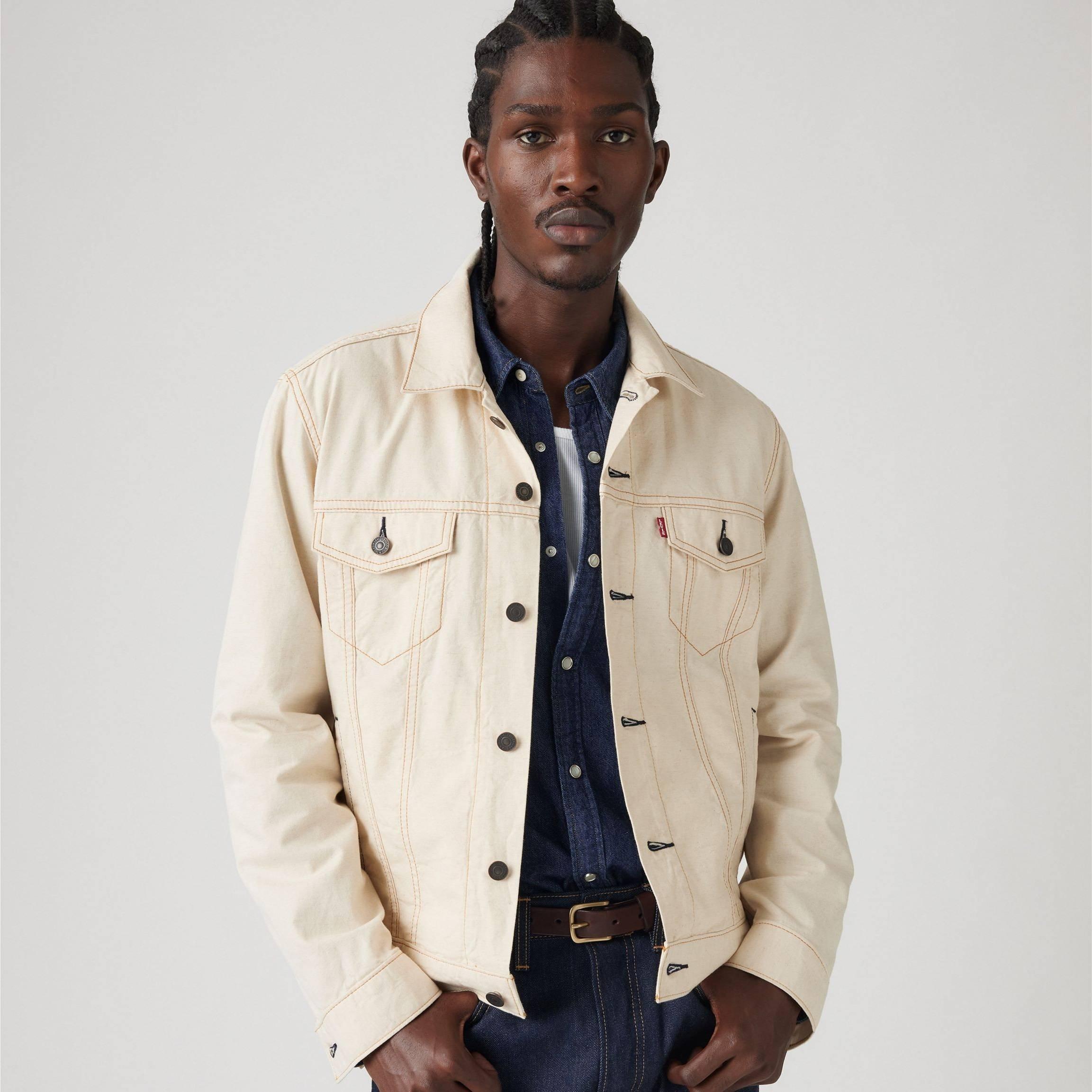 Levis Linen Trucker Jacket