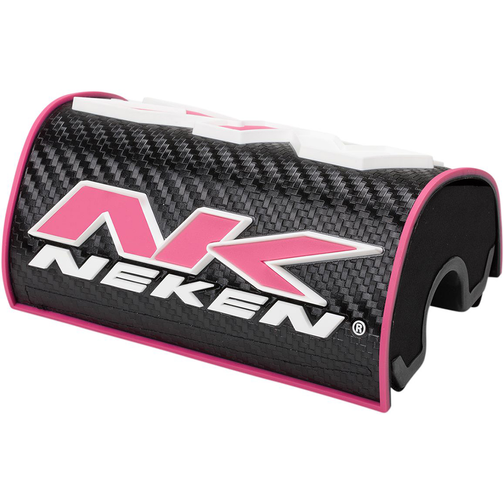 Neken - Mousse Guidon Oversized 3D - Diamètre 28,6 mm Noir / Rose