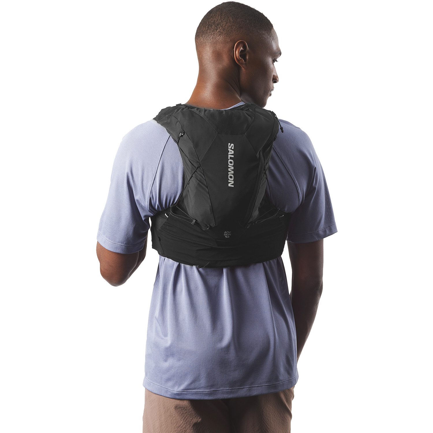 Salomon ADV Skin 12 Laufweste inkl. Flasks schwarz