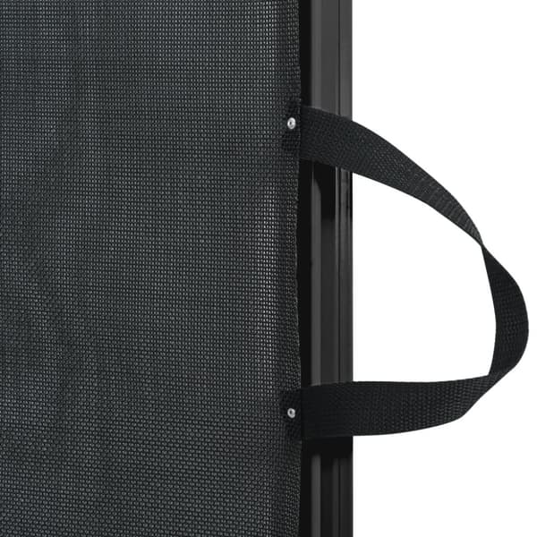 vidaXL Uttrekkbar kjæledyrport svart 117,5x125 cm