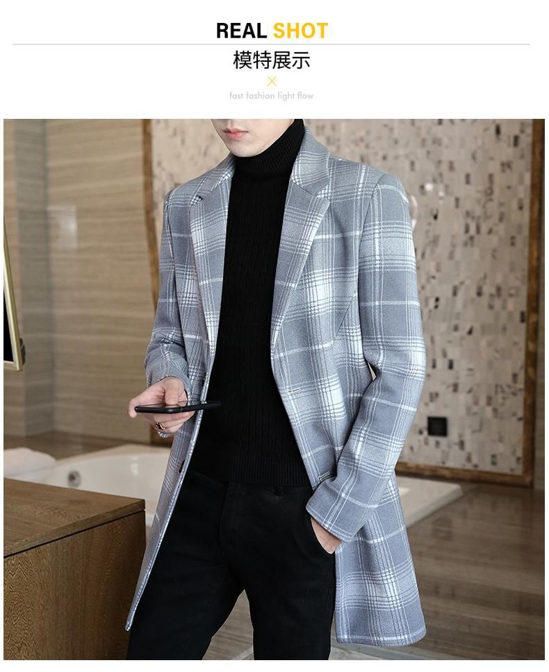 Bay Go Mall - Geruite trenchcoat