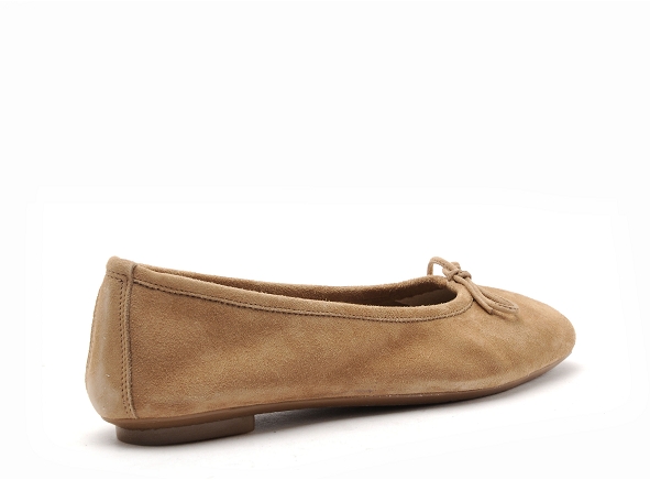 Reqins ballerines femme harmonie cuir velours beige