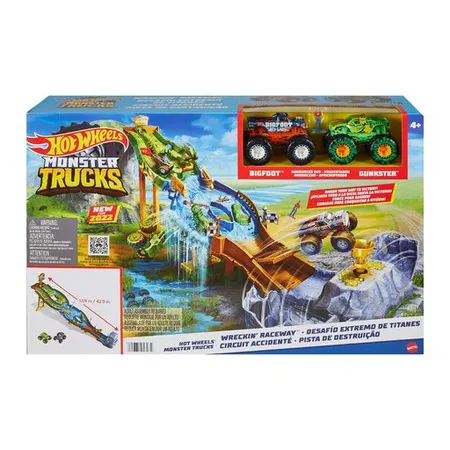 Mattel Hot Wheels Monster Trucks Wettkampf Rennstrecke