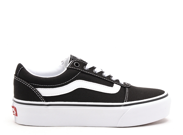 Vans basses femme ward platform wm noir