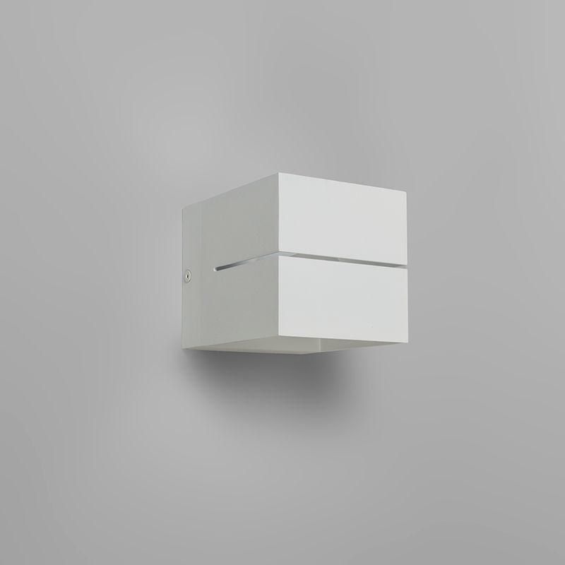 Moderne wandlamp wit 9,7 cm - Transfer Groove