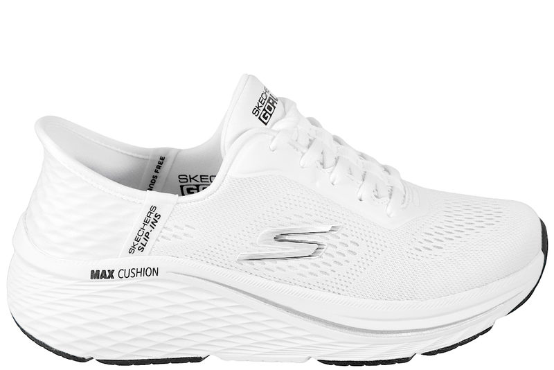 SKECHERS MAX CUSHIONING ELITE 2.0 WHITE SLIP-INS