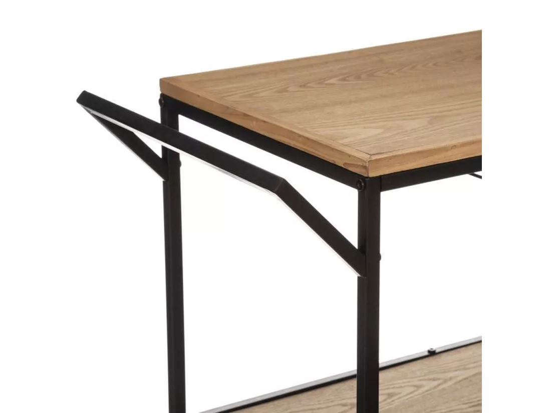 Meuble De Décoration À Roulettes Pour L'organisation De Bouteilles, Verres. 84,5 X 39,2 X 87,5 Cm