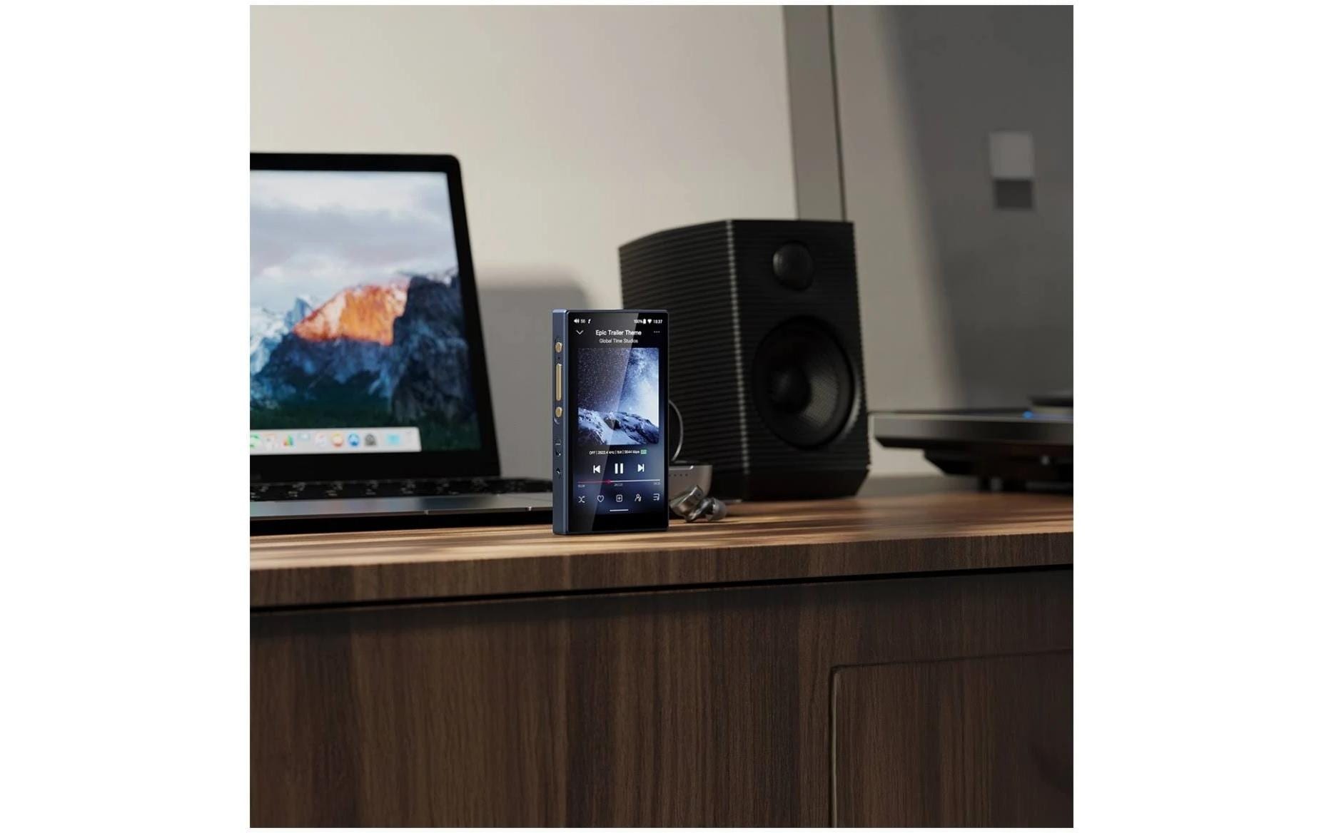 HiRes-Player M21 Blau<br>Kompakter High-Res-Audioplayer mit Android-Betriebssystem und schneller Bedienung