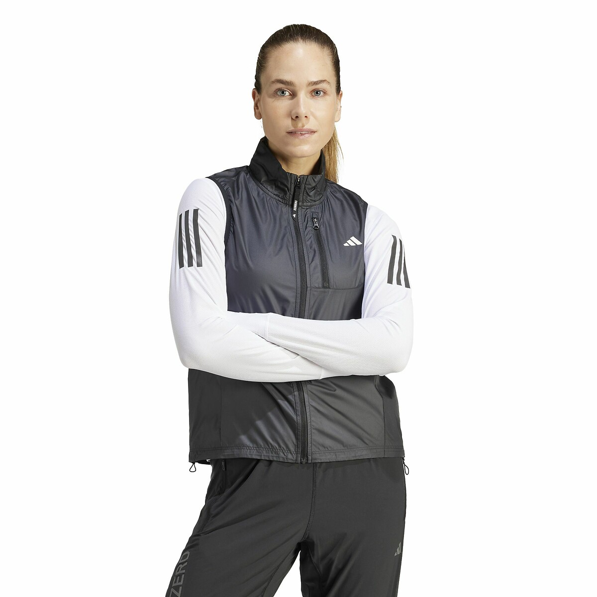 Jaqueta de corrida sem mangas adidas Performance