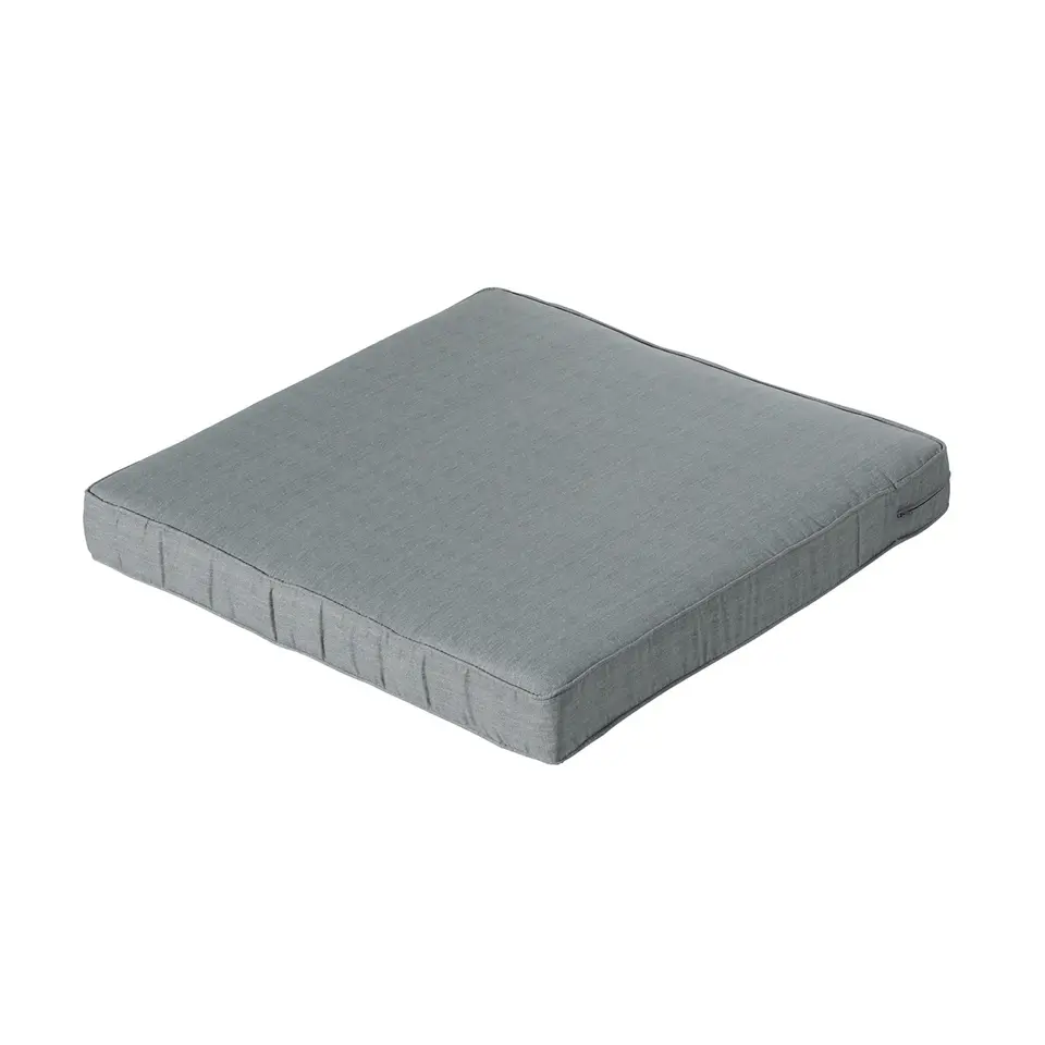 Madison - Lounge Zitkussen Basic grey - Ca. 60x60 cm - Set van 2