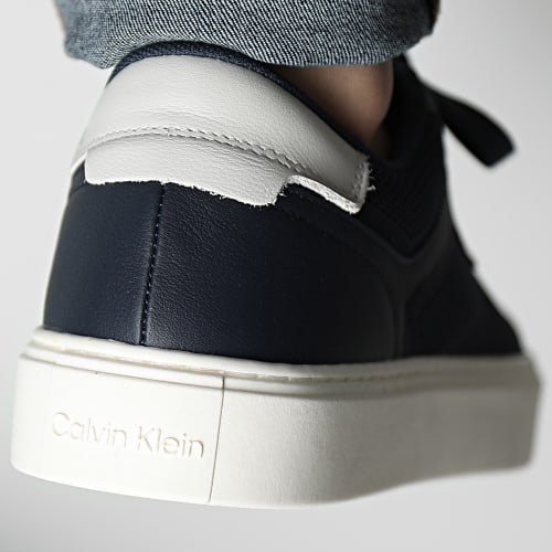 Baskets Low Top Lace Up Knit 0922 Navy Light Grey